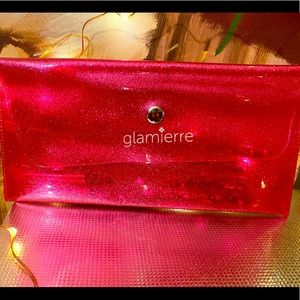 GLAMIERRE Pink Luxe Glitter Eye Brushes